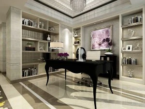 family - office - study room -02 3D Model