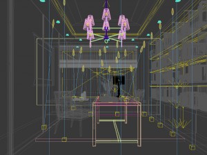 family - office - study room -03 3D-Modell
