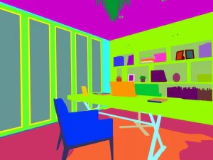 family - office - study room -04 3D Model