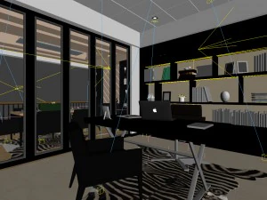 family - office - study room -04 3D Model