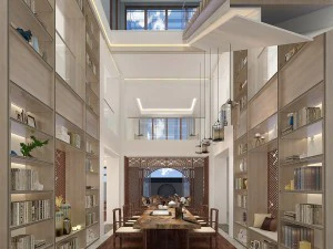 Familie - B&uuml;ro - Arbeitszimmer -06 3D Modell