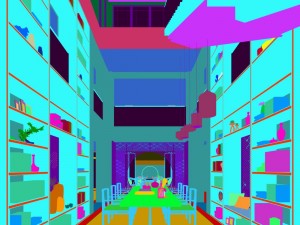 family - office - study room -06 Modèle 3D