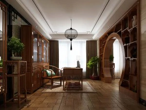 family - office - study room -07 3D Model