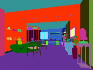 family - office - study room -08 Modèle 3D