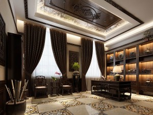 family - office - study room -09 3D 모델