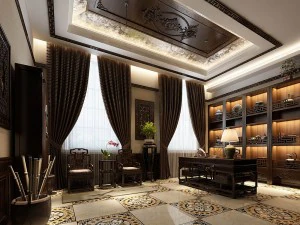 fam&iacute;lia - escrit&oacute;rio - sala de estudo -09 Modelo 3D