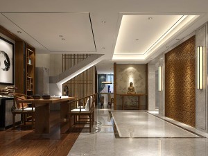family - office - study room -010 3D Model