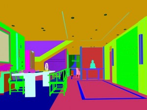 family - office - study room -010 Modelo 3D