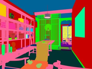 family - office - study room -011 Modello 3D