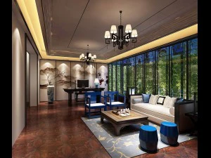 family - office - study room -012 3D Model