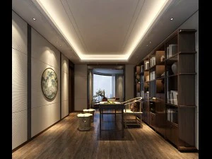 familie - kantoor - studeerkamer -014 3D Model