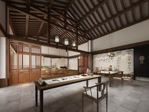 family - office - study room -016 3D Model
