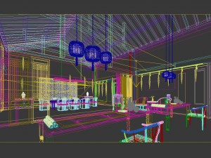 family - office - study room -016 3D 모델