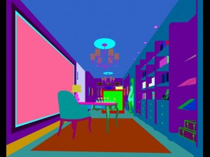 family - office - study room -019 3D Model