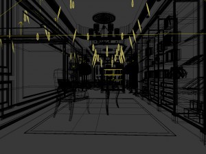 family - office - study room -019 3D Model