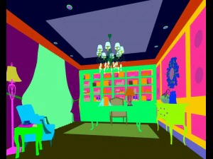 family - office - study room -022 3D Model