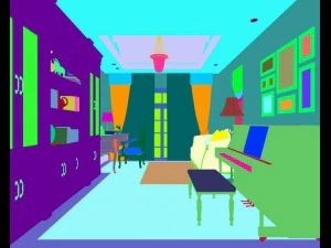 family - office - study room -024 3D Model