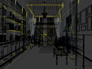 family - office - study room -024 3D Model