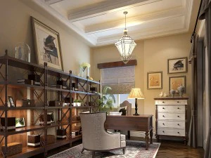 family - office - study room -026 3D Model