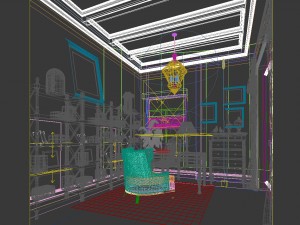 family - office - study room -026 3D Модель