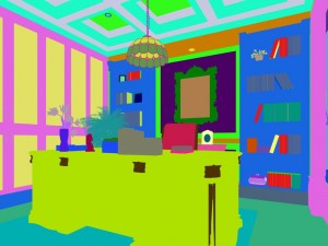 family - office - study room -027 3D Model
