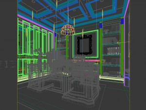 family - office - study room -027 3D Model