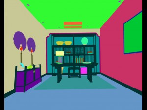 family - office - study room -028 3D 模型