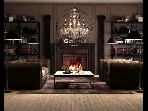 fam&iacute;lia - escrit&oacute;rio - sala de estudo -029 Modelo 3D