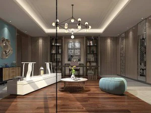 family - office - study room -030 3D Model