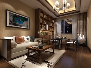 family - office - study room -031 3D Model