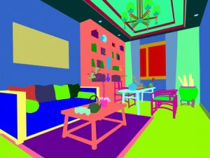 family - office - study room -031 3D Model