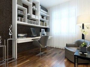 family - office - study room -036 3D Model