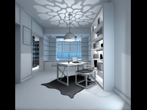 family - office - study room -037 3Dモデル
