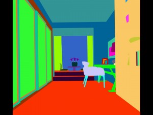 family - office - study room -038 Modèle 3D