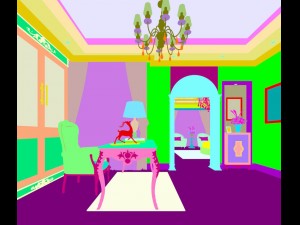 family - office - study room -042 3D 模型