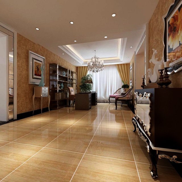 family - office - study room -043 3D Model .c4d .max .obj .3ds .fbx .stl .blend 