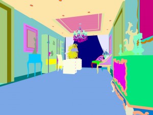 family - office - study room -043 3D Model