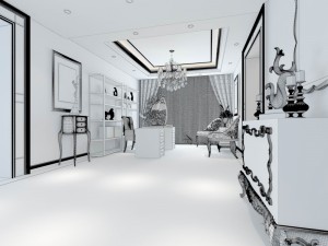 family - office - study room -043 3D Model