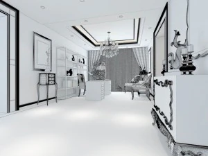 family - office - study room -043 3D Model
