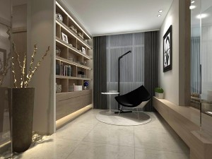 family - office - study room -050 3D Model