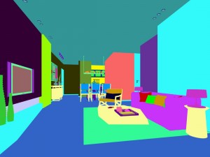 family - office - study room -050 3D Model