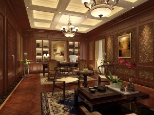 family - office - study room -053 3D Model