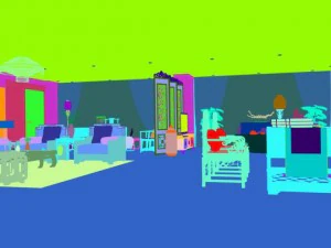 family - office - study room -055 3D Model