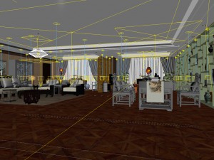 family - office - study room -055 3D 模型