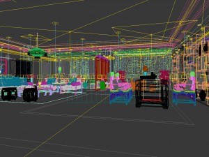 family - office - study room -055 3D 模型