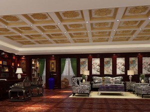family - office - study room -056 3D Model