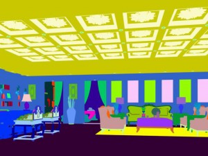 family - office - study room -056 Modelo 3D