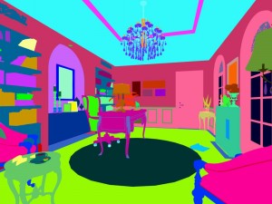 family - office - study room -058 Modelo 3D