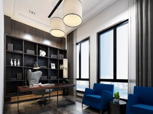 family - office - study room -062 3D मॉडल
