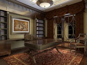 family - office - study room -071 3D Model